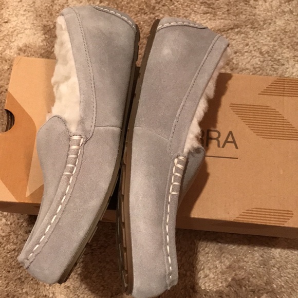 NWT KOOLABURRA BY UGG LEZLY 6 slippers slip ons shoes Grey cozy - Picture 4 of 11